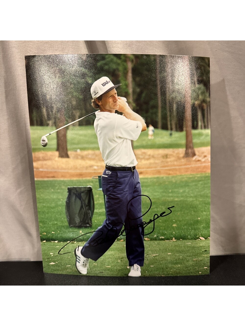 Bernard Langer PGA Autographed/Signed 8x10 Photograph w/COA